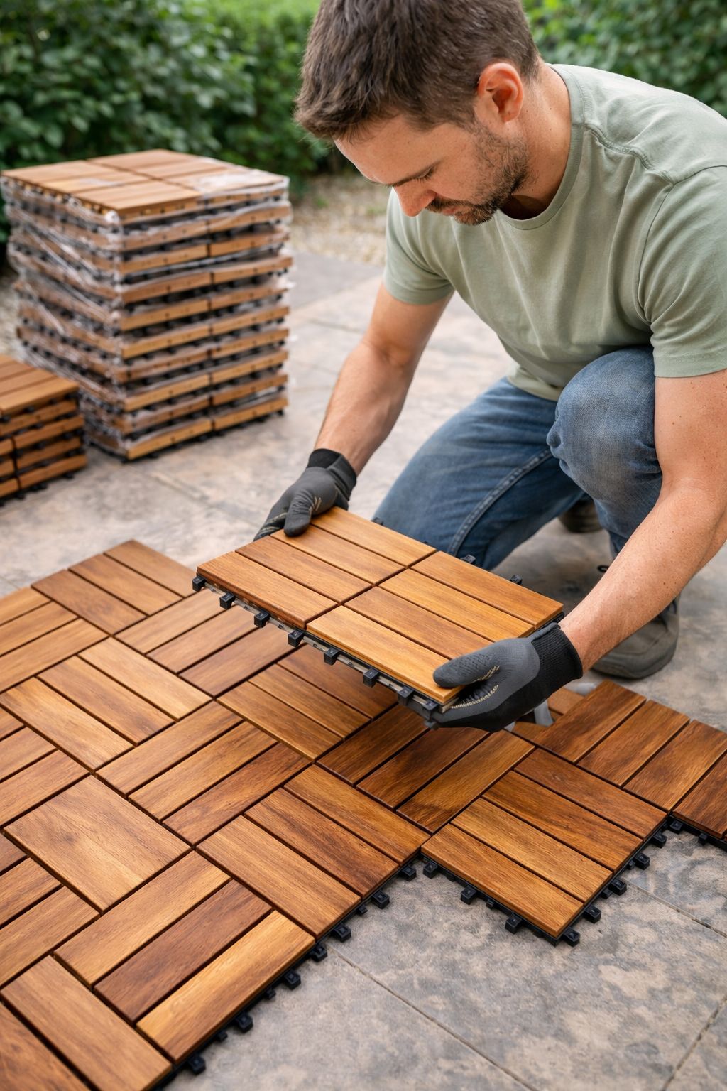 Sistem modular pentru reamenajare rapida balcon&terasa-montaj fara unelte Simpu Acasa