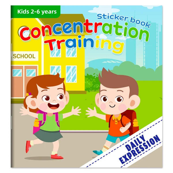 Carte educativa Montessori cu stickere (3-6 ani) Simpu Acasa
