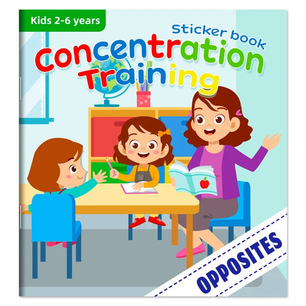 Carte educativa Montessori cu stickere (3-6 ani) Simpu Acasa