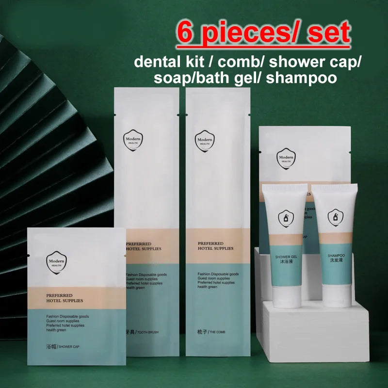 Kit Dentar Hotel 10 Seturi - Periuță, Pastă Dinți, Aparat Ras - Călătorii Simpu Acasa